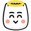 TikTok [angel] emoji - This TikTok emoji shows innocence, purity, or being angelic
