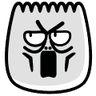 TikTok [astonish] emoji - Amazed face emoji