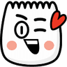 TikTok [blink] emoji - Wink face emoji