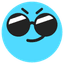 TikTok [complacent] emoji - This TikTok emoji shows smugness, satisfaction, or being pleased with oneself