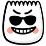 TikTok [cool] emoji - Confident cool emoji
