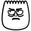 TikTok [disdain] emoji - This TikTok emoji expresses disdain, disapproval, or looking down on something