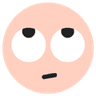 TikTok [facewithrollingeyes] emoji - Eye roll emoji