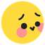 TikTok [flushed] emoji - This TikTok emoji represents embarrassment, shyness, or being flattered