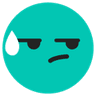TikTok [speechless] emoji - Silent shock emoji