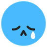 TikTok [weep] emoji - Deep cry emoji