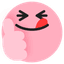TikTok [yummy] emoji - This TikTok emoji expresses deliciousness or enjoying food